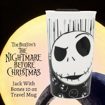 The Nightmare Before Christmas Silver Buffalo Nightmare Before Christmas Jack with Bones 10oz Ceramic Travel Mug 3 The Nightmare Before Christmas Silver Buffalo Nightmare Before Christmas Jack with Bones 10oz Ceramic Travel Mug