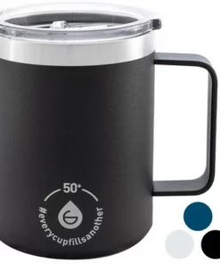 GROSCHE Everest Double Wall Insulated Travel Mug with Spill Proof Lid, 14 fl 0z Capacity -Water Bottles Sales unnamed file 2634
