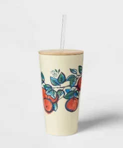 Threshold 18.5oz Stainless Steel Tumbler with Bamboo Lid Bird -Water Bottles Sales unnamed file 266