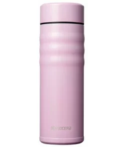 Kyocera Twist Cotton Candy Pink Ceramic 17 Ounce Insulated Hot & Cold Travel Mug