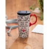 Evergreen Ceramic Travel Cup, 17 OZ. ,w/box, Interesting Dog -Water Bottles Sales unnamed file 2698