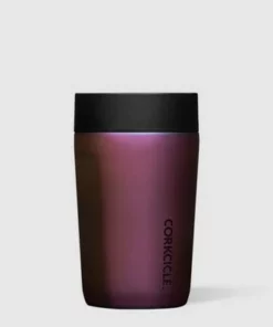 Corkcicle Commuter Cup 9 Ounce Insulated Stainless Steel Spill Proof Travel Coffee Mug with Sip Lid for Hot and Cold Drinks, Nebula