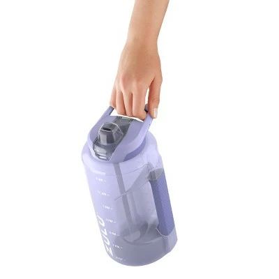 Zulu Goals 64oz Half Gallon Plastic Jug Purple 5 Zulu Goals 64oz Half Gallon Plastic Jug Purple - Image 3