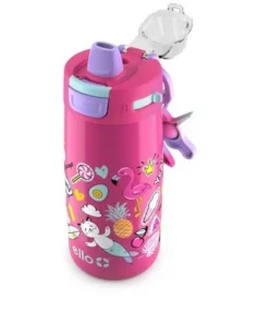 Ello 12oz Stainless Steel Colby Pop! Water Bottle with Fidget Toy Gaming
