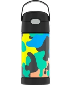 Thermos 12oz FUNtainer Water Bottle with Bail Handle Green Jungle Kingdom -Water Bottles Sales unnamed file 2858