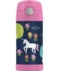 Thermos 12oz FUNtainer Water Bottle with Bail Handle Green Jungle Kingdom -Water Bottles Sales unnamed file 2860