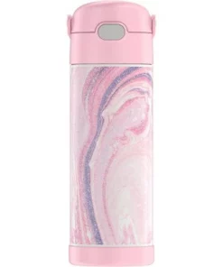 Thermos 16oz FUNtainer Bottle - Pink Marble
