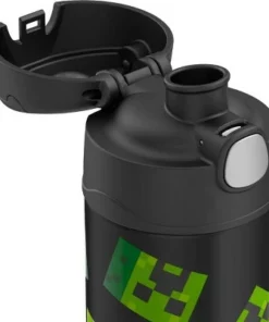 Thermos Minecraft 16oz FUNtainer Water Bottle - Black -Water Bottles Sales unnamed file 2964