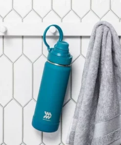 24oz Vacuum Insulated Stainless Steel Water Bottle - All in Motion™ Black