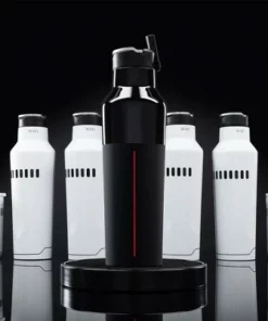Corkcicle Star Wars 20 Ounce Sport Canteen Triple Insulated Stainless Steel Water Bottle with Straw Cap and Folding Metal Handle, Darth Vader -Water Bottles Sales unnamed file 3