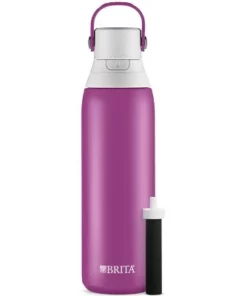 Brita 20oz Premium Double-Wall Stainless Steel Insulated Filtered Water Bottle Purple -Water Bottles Sales unnamed file 3063