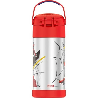 Thermos 12oz FUNtainer Water Bottle with Bail Handle - Red Spider-Man 4 Thermos 12oz FUNtainer Water Bottle with Bail Handle - Red Spider-Man - Image 2