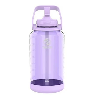 Takeya 64oz Tritan Motivational Water Bottle with Straw Lid Pink 12 Takeya 64oz Tritan Motivational Water Bottle with Straw Lid Pink - Image 10