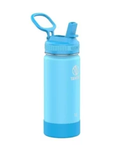 Takeya 16oz Actives Insulated Stainless Steel Kids' Water Bottle with Straw Lid Lagoon Blue -Water Bottles Sales unnamed file 3246