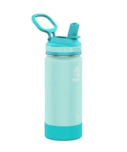 Takeya 16oz Actives Insulated Stainless Steel Kids' Water Bottle with Straw Lid Lagoon Blue -Water Bottles Sales unnamed file 3247