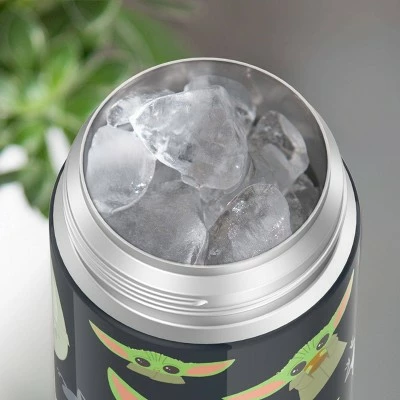 Thermos 12oz FUNtainer Water Bottle with Bail Handle - Gray Baby Yoda 8 Thermos 12oz FUNtainer Water Bottle with Bail Handle - Gray Baby Yoda - Image 6