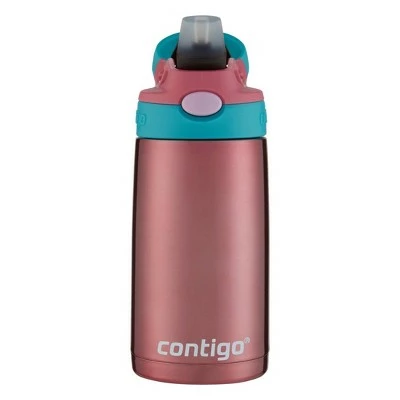 Contigo Kids Stainless Steel Water Bottle with Redesigned AUTOSPOUT Straw Taro/juniper 3 Contigo Kids Stainless Steel Water Bottle with Redesigned AUTOSPOUT Straw Taro/juniper