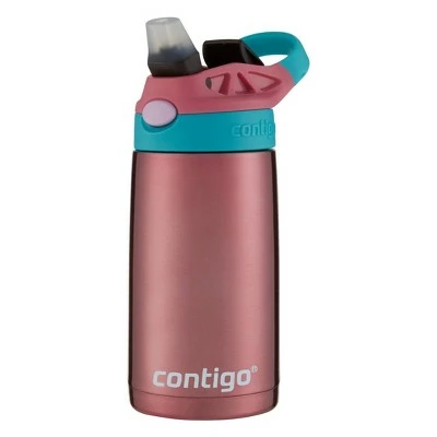 Contigo Kids Stainless Steel Water Bottle with Redesigned AUTOSPOUT Straw Taro/juniper 4 Contigo Kids Stainless Steel Water Bottle with Redesigned AUTOSPOUT Straw Taro/juniper - Image 2
