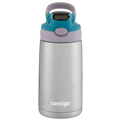Contigo Kids Stainless Steel Water Bottle with Redesigned AUTOSPOUT Straw Taro/juniper 11 Contigo Kids Stainless Steel Water Bottle with Redesigned AUTOSPOUT Straw Taro/juniper - Image 9