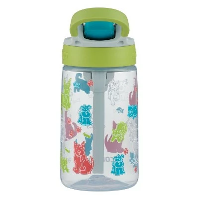 Contigo 14oz Plastic Cleanable Kids' Water Bottle Blue 5 Contigo 14oz Plastic Cleanable Kids' Water Bottle Blue - Image 3