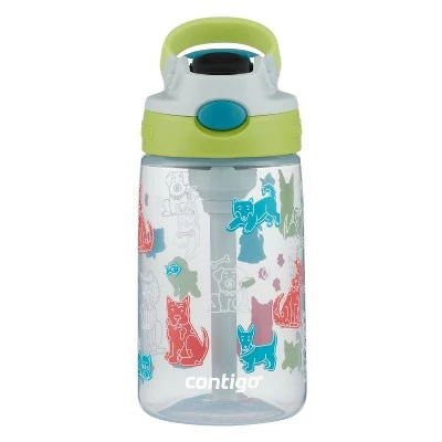 Contigo 14oz Plastic Cleanable Kids' Water Bottle Blue 9 Contigo 14oz Plastic Cleanable Kids' Water Bottle Blue - Image 7