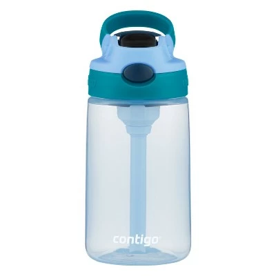 Contigo 14oz Plastic Cleanable Kids' Water Bottle Blue 10 Contigo 14oz Plastic Cleanable Kids' Water Bottle Blue - Image 8