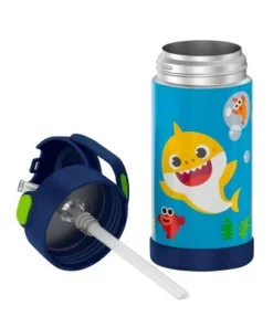 Nickelodeon Thermos 12oz FUNtainer Water Bottle with Bail Handle - Navy Baby Shark -Water Bottles Sales unnamed file 3399