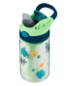 Contigo 14oz Plastic Cute Cacti Kids' Cleanable Autospout Water Bottle