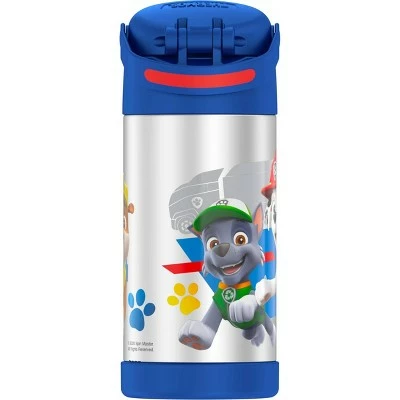 Nickelodeon Thermos 12oz FUNtainer Water Bottle with Bail Handle - Blue PAW Patrol 4 Nickelodeon Thermos 12oz FUNtainer Water Bottle with Bail Handle - Blue PAW Patrol - Image 2