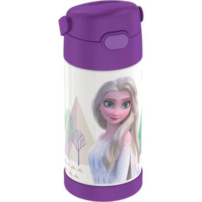 Thermos 12oz FUNtainer Water Bottle with Bail Handle - Purple Frozen 2 3 Thermos 12oz FUNtainer Water Bottle with Bail Handle - Purple Frozen 2