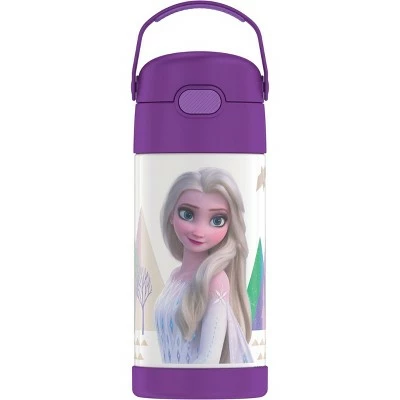 Thermos 12oz FUNtainer Water Bottle with Bail Handle - Purple Frozen 2 4 Thermos 12oz FUNtainer Water Bottle with Bail Handle - Purple Frozen 2 - Image 2