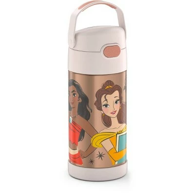 Thermos 12oz FUNtainer Water Bottle with Bail Handle - Beige Princess 3 Thermos 12oz FUNtainer Water Bottle with Bail Handle - Beige Princess