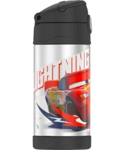 Thermos 12oz FUNtainer Water Bottle with Bail Handle - Black Cars -Water Bottles Sales unnamed file 3594