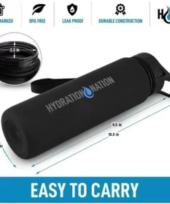Hydration Nation Water Bottle With Time Marker 32 oz 16 Hydration Nation Water Bottle With Time Marker 32 oz -Water Bottles Sales unnamed file 3603