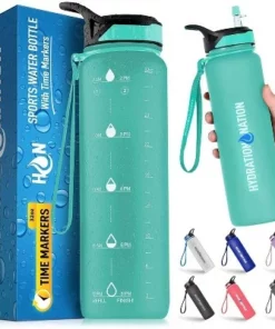 Hydration Nation Water Bottle With Time Marker 32 oz 22 Hydration Nation Water Bottle With Time Marker 32 oz -Water Bottles Sales unnamed file 3609
