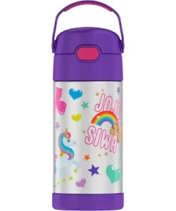 Nickelodeon Thermos 12oz FUNtainer Water Bottle with Bail Handle - Purple JoJo Siwa