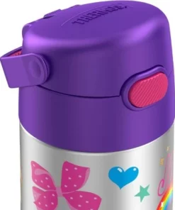 Nickelodeon Thermos 12oz FUNtainer Water Bottle with Bail Handle - Purple JoJo Siwa -Water Bottles Sales unnamed file 3677