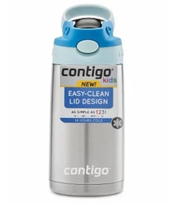 Contigo 13oz Stainless Steel AutoSpout Kids' Water Bottle Blue -Water Bottles Sales unnamed file 3726