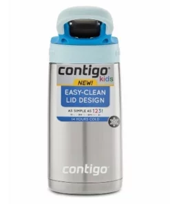 Contigo 13oz Stainless Steel AutoSpout Kids' Water Bottle Blue -Water Bottles Sales unnamed file 3727