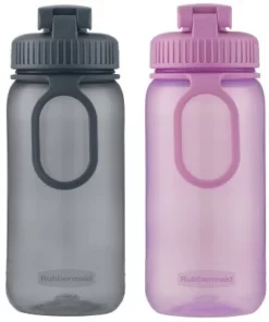 Rubbermaid Essentials Plastic Water Bottle with Chug and Sip Lid 2pk Gray/pink -Water Bottles Sales unnamed file 3740