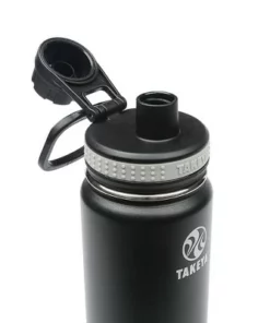 Takeya 24oz Originals Insulated Stainless Steel Water Bottle with Spout Lid White