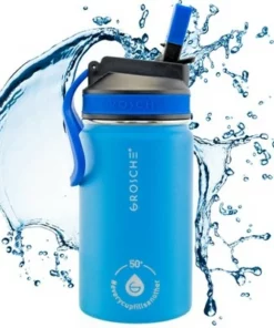 GROSCHE Lil Chill 12 oz Kids Water Bottle Insulated Water Bottle with Straw for Kids School with Straw Sip Lid -Water Bottles Sales unnamed file 3855