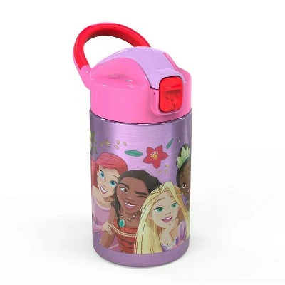 Disney Princess 14oz Stainless Steel Double Wall Valiant Bottle - Zak Designs 3 Disney Princess 14oz Stainless Steel Double Wall Valiant Bottle - Zak Designs