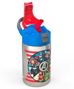 Marvel Avengers 14oz Stainless Steel Double Wall Valiant Bottle - Zak Designs -Water Bottles Sales unnamed file 3884