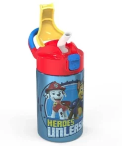 PAW Patrol 14oz Stainless Steel Double Wall Valiant Bottle - Zak Designs -Water Bottles Sales unnamed file 3903
