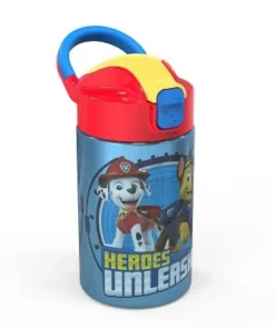 PAW Patrol 14oz Stainless Steel Double Wall Valiant Bottle - Zak Designs -Water Bottles Sales unnamed file 3904