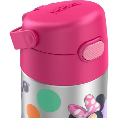 Thermos 12oz FUNtainer Water Bottle with Bail Handle - Pink Minnie Mouse 4 Thermos 12oz FUNtainer Water Bottle with Bail Handle - Pink Minnie Mouse - Image 2