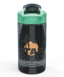 Zak Designs Kids 2-Piece 16 oz. Plastic Water Bottle Set Spout Covers Built-In Carrying Loops Leak-Proof BPA-Free -Water Bottles Sales unnamed file 4007