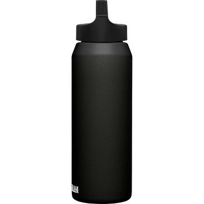 CamelBak 32oz Vacuum Insulated Stainless Steel Water Bottle with Carry Cap Black 3 CamelBak 32oz Vacuum Insulated Stainless Steel Water Bottle with Carry Cap Black