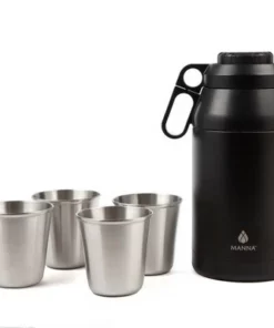 Manna 64oz Stack Growler Black